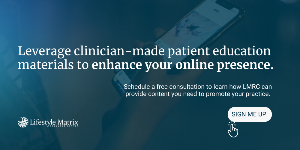 LMRC Patient Education Resources: Handouts, social media posts, webinar decks and more